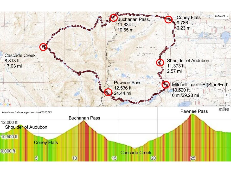 Buchanan Pass Trail Map | Cap Puckhaber